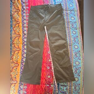 Prana Women's Green PRANA Pants Roll Up Convertible Stretch Outdoor Womens 12